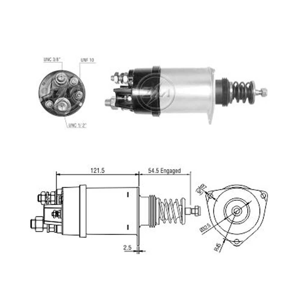 ZM 366 Marş Otomatiği 12V 37MT