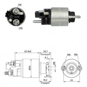 Zm 3709 MARŞ OTOMATİĞİ 12V BMW 1 - 3 - 5 - 7 SERIES - X1 - X3 - X5 - X6 - Z4