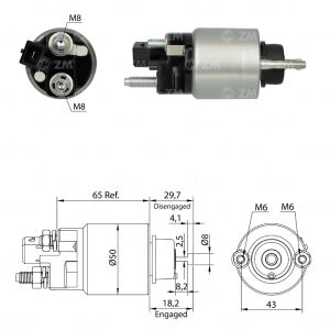 Zm 3709 MARŞ OTOMATİĞİ 12V BMW 1 - 3 - 5 - 7 SERIES - X1 - X3 - X5 - X6 - Z4
