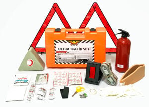 Kartal Kalıp Eagle TS-050 Trafik Seti – Ultra Plastik Çantalı 1 Kg Yangın Söndürücülü Araç Trafik ve İlk Yardım Seti
