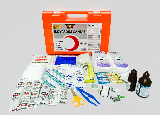 Kartal Kalıp Eagle İY-071 İş Yeri İlk Yardım Çantası – Ultra Plastik Duvar Aparatlı İlk Yardım Seti