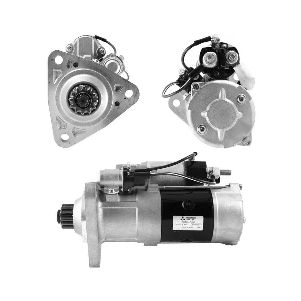 M9T20872 - M9T20171 Mitsubishi M9T20171 Marş Motoru 24V 5,5 Kw 12 Dıs MERCEDES Benz Kamyon - Otobus