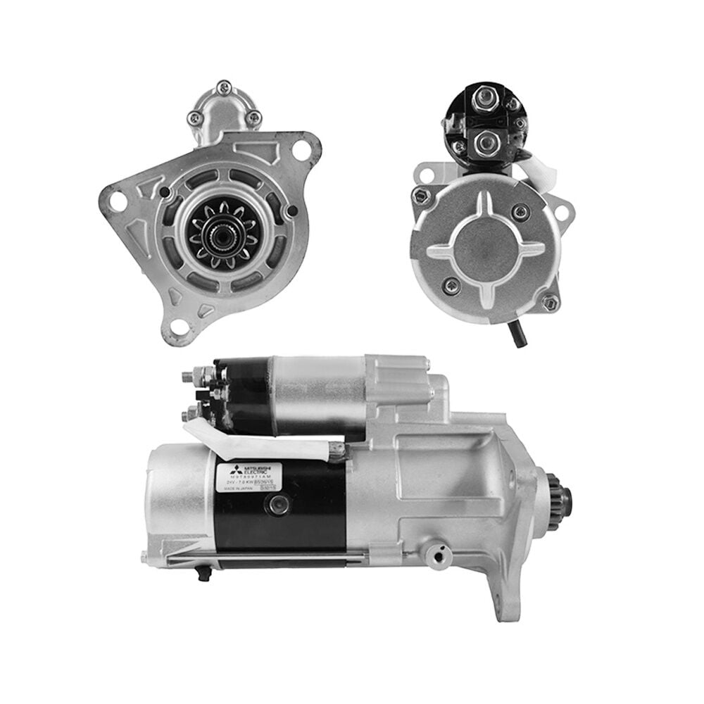 M9T80971 Mitsubishi Marş Motoru 24V 7,0 Kw 11 Dıs John Deere 450D LC - 600C LC - 650D LC - 800C - 850D LC