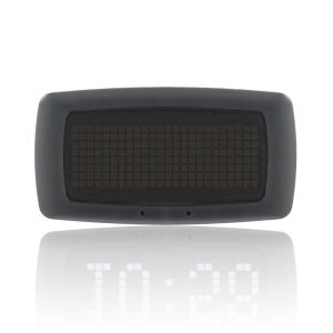 Sanel Saat Göstergesi Matrix Göstergeli Beyaz Siyah Yazı Renkli