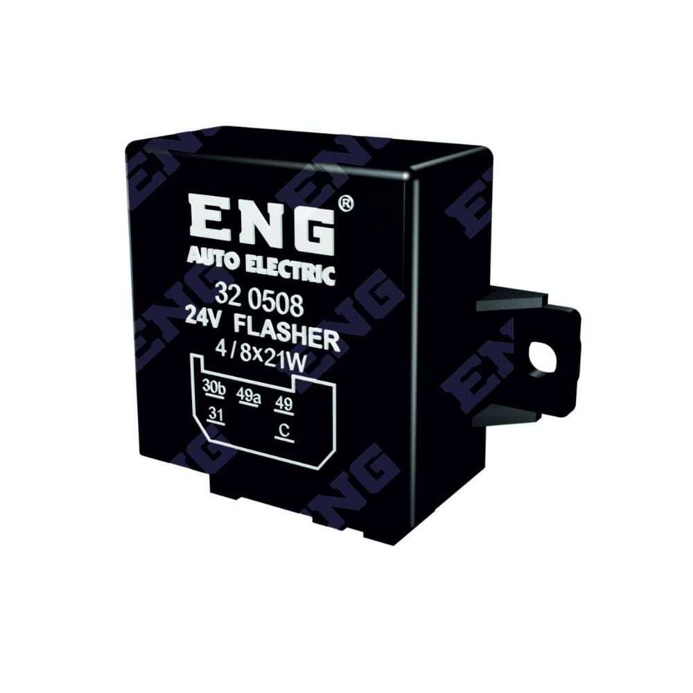Eng 320508 Tır Flaşörü 24V 6 Terminal Büyük Tip
