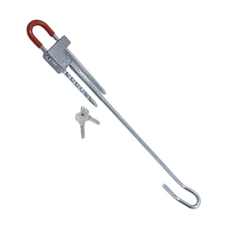 Oto Emniyet Kilidi Anahtarlı ( Pedal + Direksiyon Kilitleyici ) 60 CM