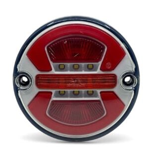 Universal Mini Yuvarlak Stop Lambası 4 Fonksiyonlu 12-24V Uyumlu Fren Park Geri Vites Sinyal