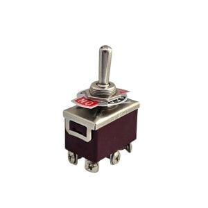 Anahtar Toggle Switch 6P ON-OFF-ON Ø12mm KN3C-203 IC-158