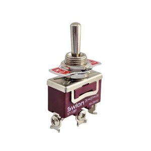 Toggle Switch 15 Amp 3P ON-OFF-ON Ø12mm XT13-B SWION IC-153S