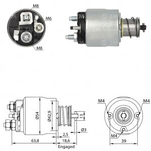 Zm 6494 MARŞ OTOMATİĞİ 12V OPEL CORSA / CHEVROLET AVEO / BUICK SAIL