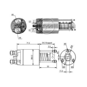 Zm 651 MARŞ OTOMATİĞİ 12V DUCATI / FIAT 1.3D / RUGGERINI / SEAT 1.7D
