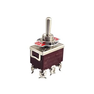 Anahtar Toggle Switch 6P MOM-OFF-MOM Ø12mm KN3C-223 IC-160