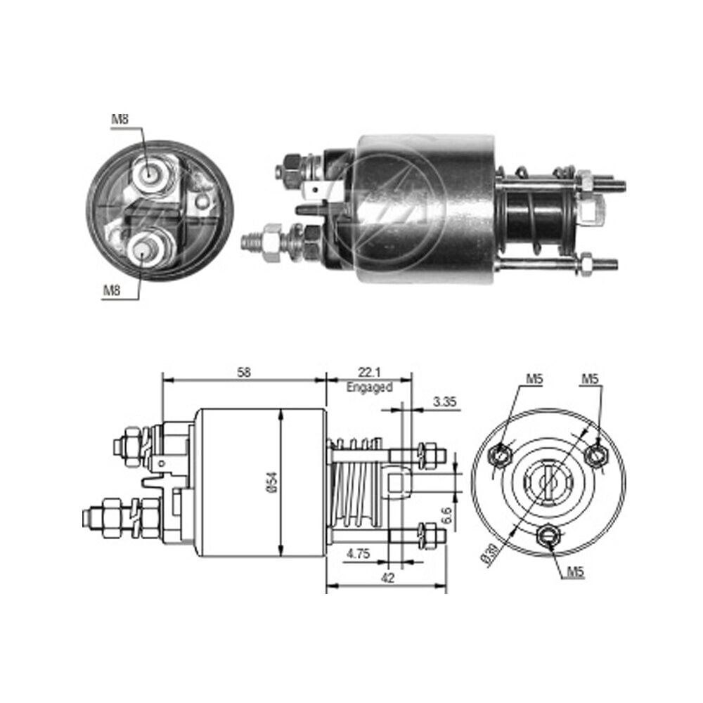 Zm 6595 MARŞ OTOMATİĞİ 12V FIAT PUNTO - SIECENTO / LANCIA