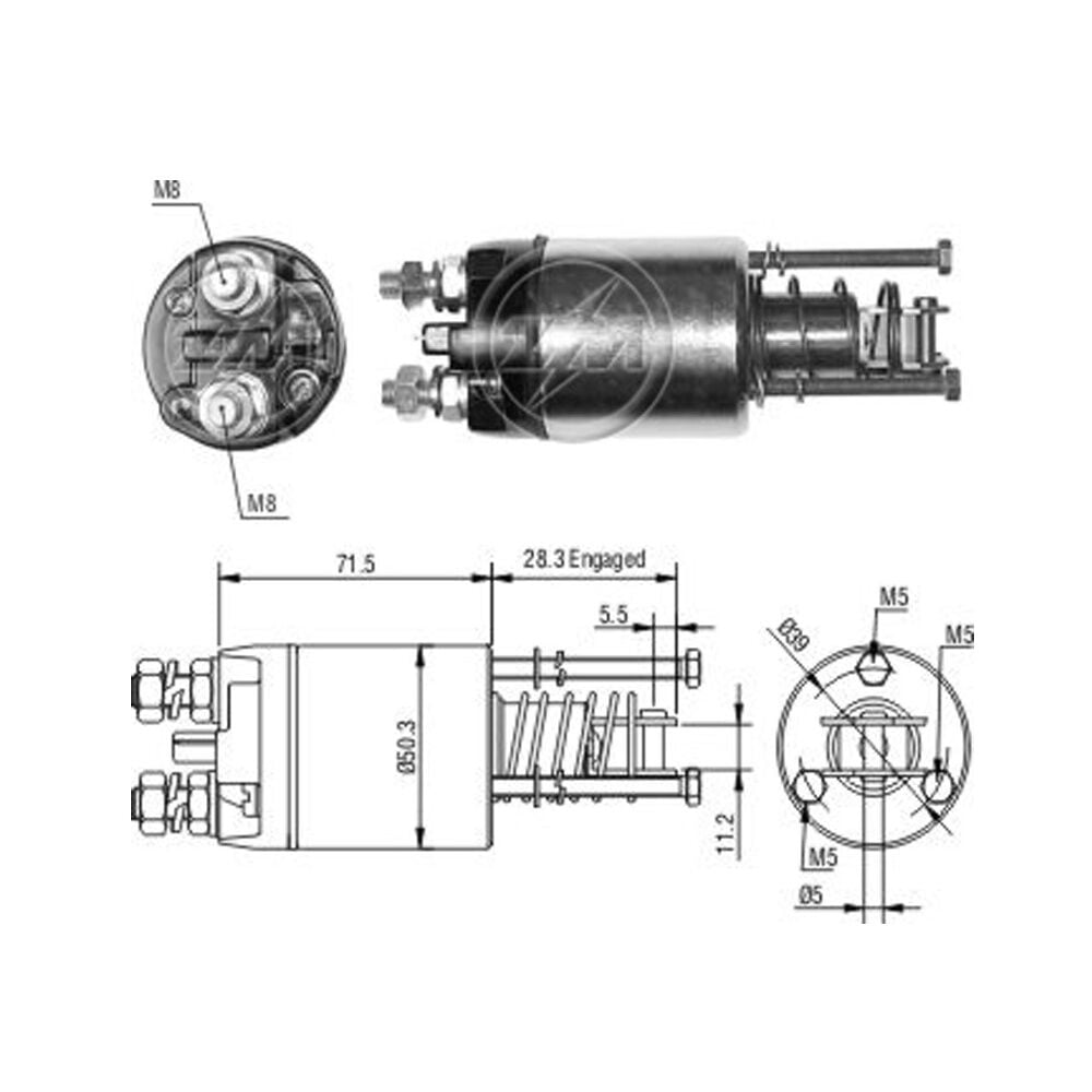 Zm 6651 MARŞ OTOMATİĞİ 12V FIAT BRAVA - BRAVO - CROMA - MARENGO - REGATA - TEMPRA - TIPO / LANCIA THEMA