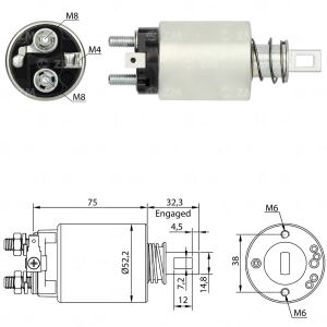 Zm 686 MARŞ OTOMATİĞİ 12V BUICK / CADILLAC / GM - CHEVROLET / GM - OLDSMOBILE / GM - PONTIAC / GMC