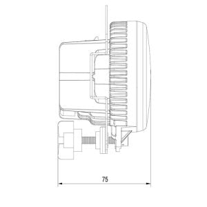 SANEL S900-F 12/24V LED Sis Farı Çoklu LED