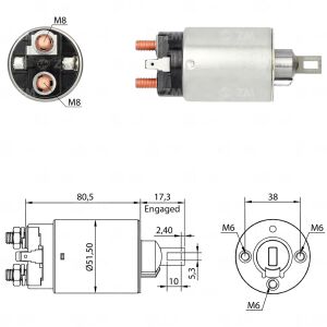 Zm 690 MARŞ OTOMATİĞİ 12V MAZDA 323 - 626 / NISSAN