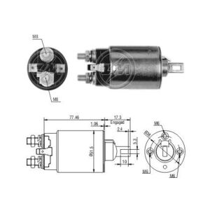 Zm 694 MARŞ OTOMATİĞİ 12V CHRYSLER - DODGE / CHRYSLER - PLYMOUTH / HYUNDAI / MAZDA MX - 3 / MITSUBISHI