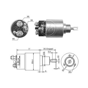 Zm 6973 MARŞ OTOMATİĞİ 12V MERCEDES-BENZ C - CLASS - CLK - CLASS - E - CLASS - G - CLASS - M - CLASS - S - CLASS - SL - CLA