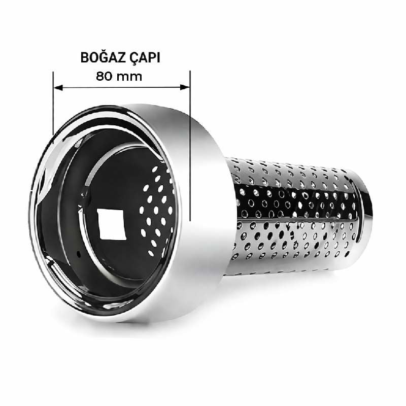 Yakıt Depo Boğazı Süzgeçli 80 mm - Mazot Çalınmasını Önleyen Güvenlik Aparatı