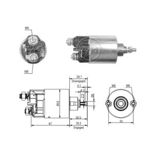 Zm 709 MARŞ OTOMATİĞİ 12V LAND ROVER / ROVER GROUP ROVER 75