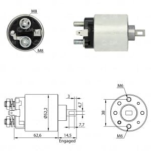 Zm 711 MARŞ OTOMATİĞİ 12V NISSAN / SUBARU (SHI-0711)