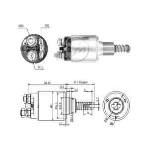 Zm 734 MARŞ OTOMATİĞİ 12V FIAT-IVECO 110 - 13 - 130 - 13 - 75 - 9 - 80 - 13 - 80 - 9 - 90 - 13