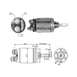 Zm 742 MARŞ OTOMATİĞİ 12V DEUTZ KHD 117 - KHD 119 - KHD 121 - KHD 124