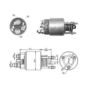 Zm 7595 MARŞ OTOMATİĞİ 12V FIAT BRAVA - BRAVO - CINQUECENTO - MAREA - PUNTO - SIECENTO - SIENA - UNO / LANCIA Y - Y10