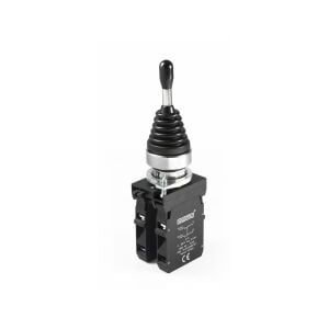 EMAS CM707DJ40 2NO+2NO Kalıcı 4 Pozisyonlu Metal Joystick Buton 22 mm