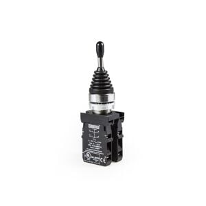 EMAS CM707DJ40 2NO+2NO Kalıcı 4 Pozisyonlu Metal Joystick Buton 22 mm