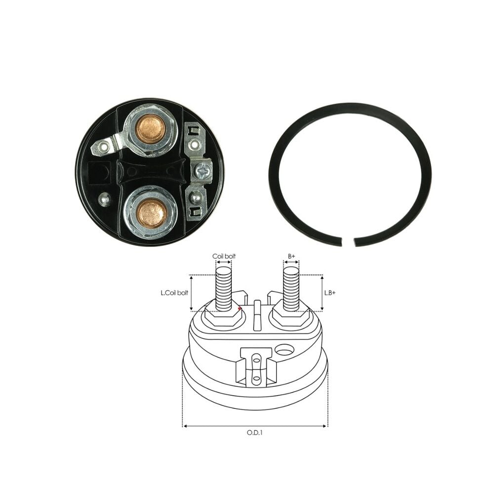 ZM 538.91 Marş Otomatik Kapağı 12V Case / Massey Ferguson (ZM-538)