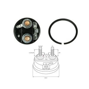 ZM 538.91 Marş Otomatik Kapağı 12V Case / Massey Ferguson (ZM-538)