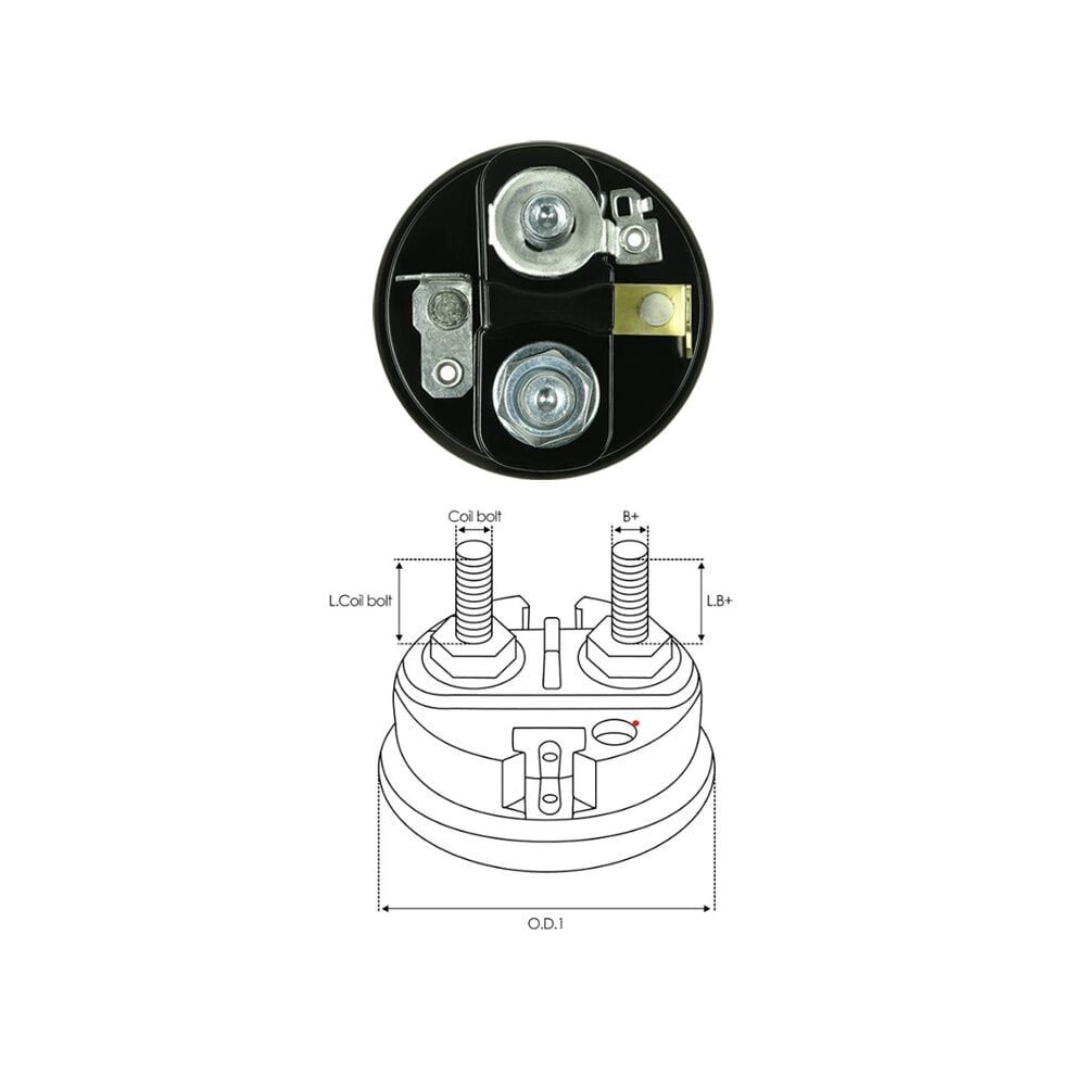 ZM 573.91 Marş Otomatik Kapağı 12V Volkswagen / Alfa Romeo / Fiat Tek Fişli (CBS-B604 - ZM-573 - SBO-0573)