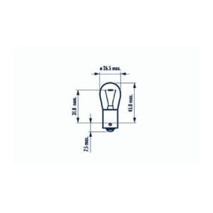 Narva CI 17638 12V 21W 1141 Sarı Y.T. Ampul