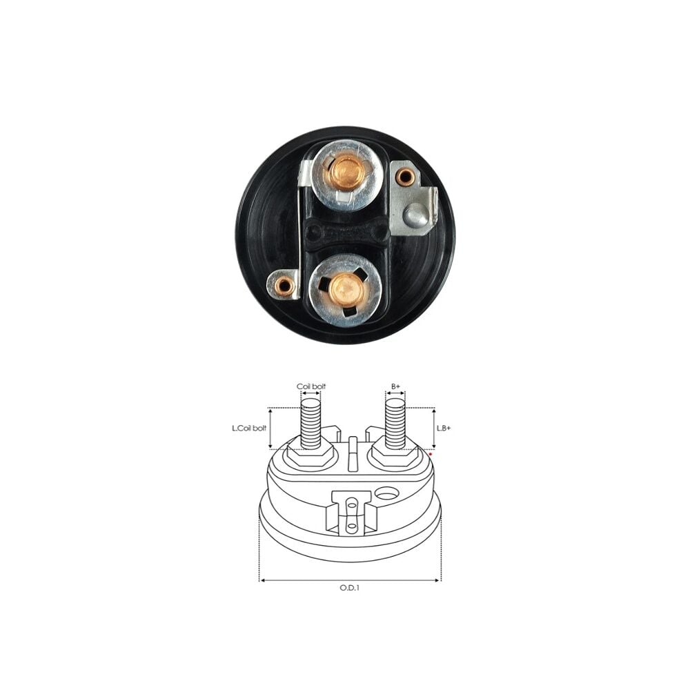 ZM 597.91 Marş Otomatik Kapağı 12V Land Rover / Renault 9 / Peugeot / Citroen Eski Model (CBS-P511 - ZM-597