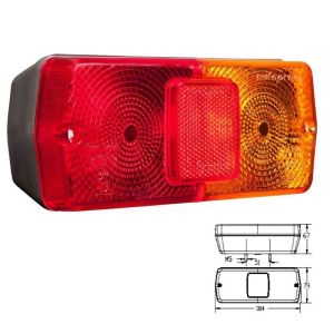 Traktör Kabin Stop Sinyal Camı - 712335-C