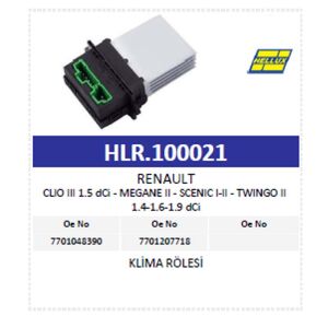 Klima Rölesi Renault Clıo Iıı 1.5 Dci - Megane Iı