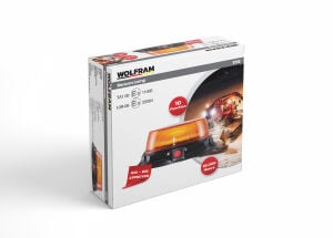 Led Tepe Döner İkaz Lambası Cıvata + Vantuz ve Mıknatıs Bağlantılı 10 Fonksiyon E9-Belgeli