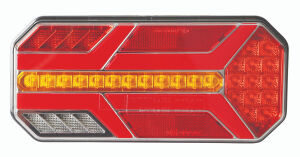 WOLFRAM 40253 Yeni Neon Led Stop Lambası Kayar Sinyalli Kamyon-tır-dorse-karavan-kamyonet 12x24 Volt 1adet