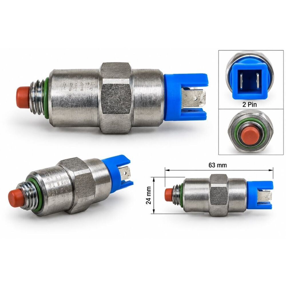TDS F20404 Stop Müşürü 12V CAV Tip Fişli Massey Ferguson Traktör