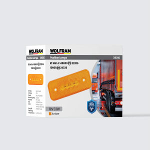 Side Marker Sarı (E) Belgeli 12V 2W