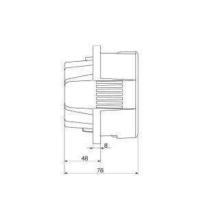 SANEL S811 LED Uzun Far 90 mm 12V-24v