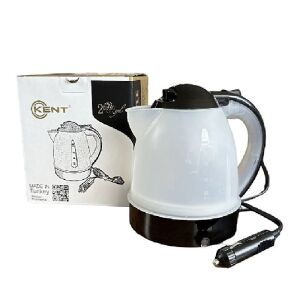 24V Araç İçi Kettle 1 Lt Beyaz Oto Su Isıtıcı Çaydanlık