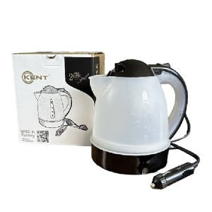 24V Araç İçi Kettle 1 Lt Beyaz Oto Su Isıtıcı Çaydanlık