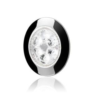 Sanel 12V/24V Power Spot Led Zamak 60 Derece Butonsuz 3000K SSPZ600D