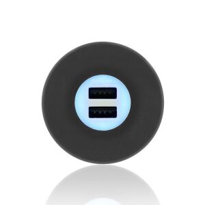 Sanel Usb Şarj Ünitesi Üniversal 12V24V 2Amp Mavi Ledli Suc2B SUC2B
