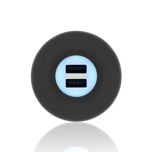 Sanel Usb Şarj Ünitesi Üniversal 12V24V 2Amp Mavi Ledli Suc2B SUC2B