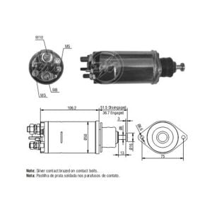ZM 811 Marş Otomatiği 24V 28MT John Deere İş Makinası (CBS-1165)