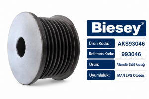 Biesey MAN Otobüs LPG Alternatör Sabit Kasnağı 993046 AKS93046
